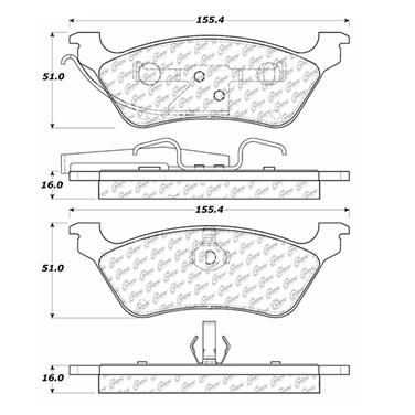 Disc Brake Pad Set CE 300.08580