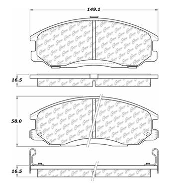 Disc Brake Pad Set CE 300.08640