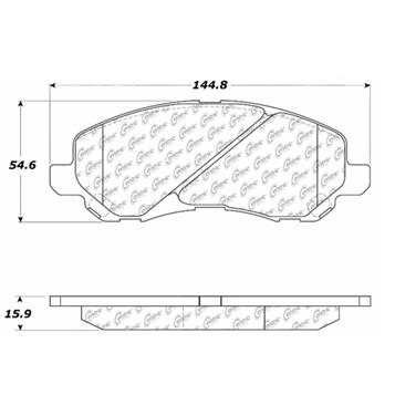 Disc Brake Pad Set CE 300.08660