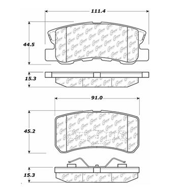 Disc Brake Pad Set CE 300.08680