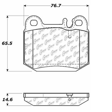 Disc Brake Pad Set CE 300.08740