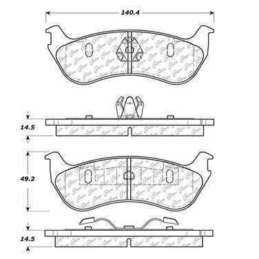 Disc Brake Pad Set CE 300.08810