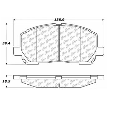 Disc Brake Pad Set CE 300.08840