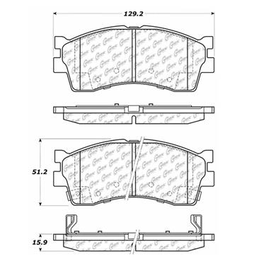 Disc Brake Pad Set CE 300.08890