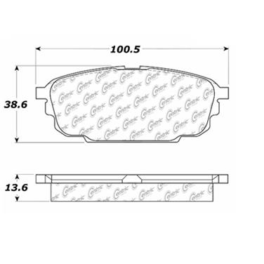 Disc Brake Pad Set CE 300.08920