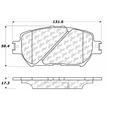 Disc Brake Pad Set CE 300.09080