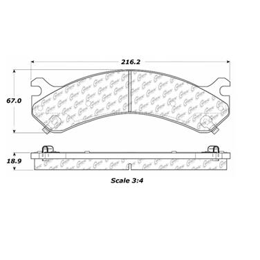 Disc Brake Pad Set CE 300.09090