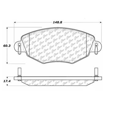 Disc Brake Pad Set CE 300.09100