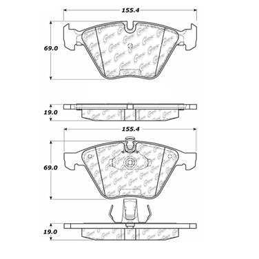 Disc Brake Pad Set CE 300.09181