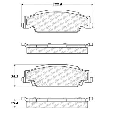 Disc Brake Pad Set CE 300.09220