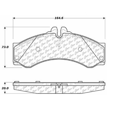 Disc Brake Pad Set CE 300.09490