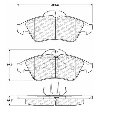 Disc Brake Pad Set CE 300.09500