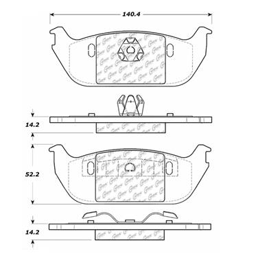 Disc Brake Pad Set CE 300.09520