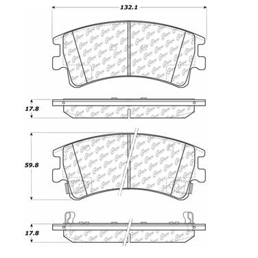 Disc Brake Pad Set CE 300.09570