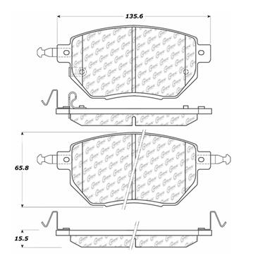 Disc Brake Pad Set CE 300.09690