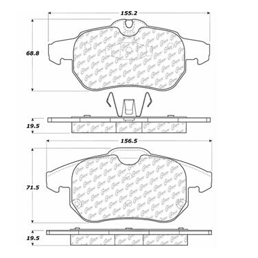 Disc Brake Pad Set CE 300.09720