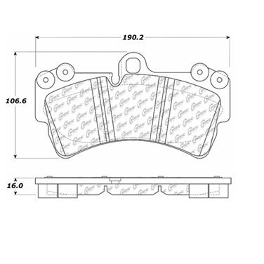 Disc Brake Pad Set CE 300.09770