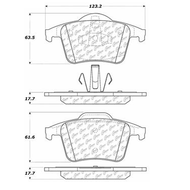 Disc Brake Pad Set CE 300.09800