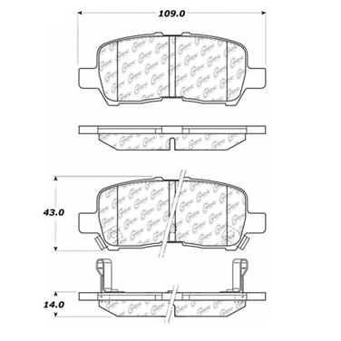 Disc Brake Pad Set CE 300.09990