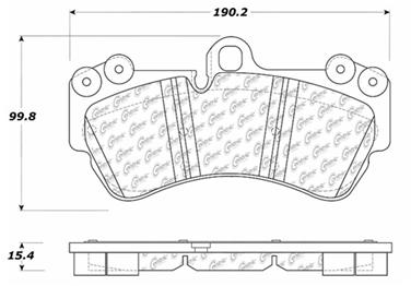 Disc Brake Pad Set CE 300.10070