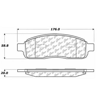 Disc Brake Pad Set CE 300.10110