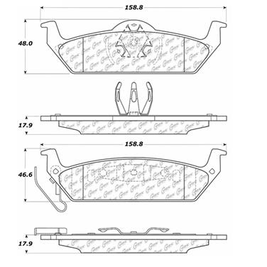 Disc Brake Pad Set CE 300.10120