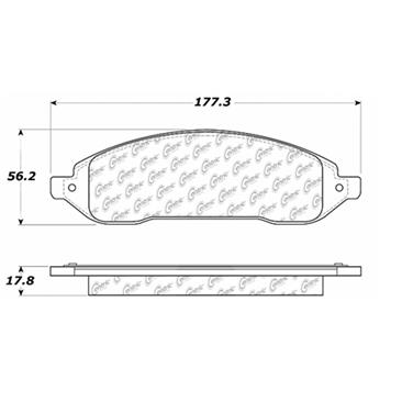 Disc Brake Pad Set CE 300.10220