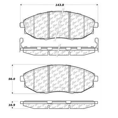 Disc Brake Pad Set CE 300.10310