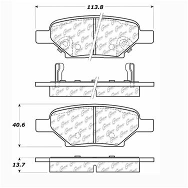 Disc Brake Pad Set CE 300.10330