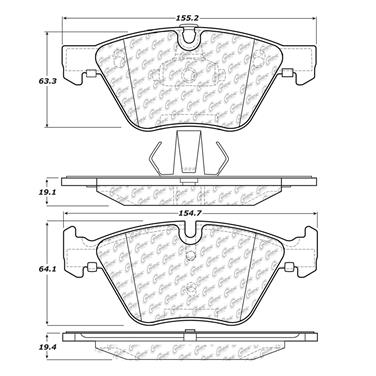 Disc Brake Pad Set CE 300.10610