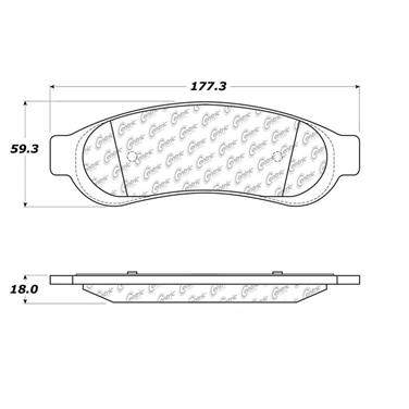 Disc Brake Pad Set CE 300.10670