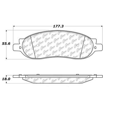 Disc Brake Pad Set CE 300.10680