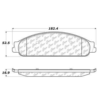 Disc Brake Pad Set CE 300.10700