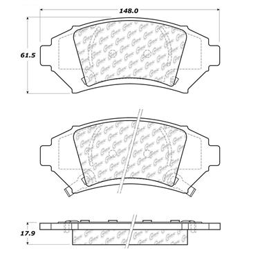 Disc Brake Pad Set CE 300.10760