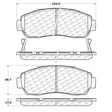 Disc Brake Pad Set CE 300.10890