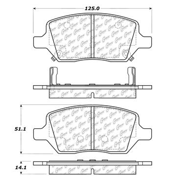 Disc Brake Pad Set CE 300.10930