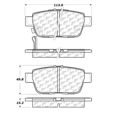 Disc Brake Pad Set CE 300.11030