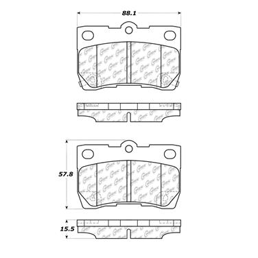 Disc Brake Pad Set CE 300.11130