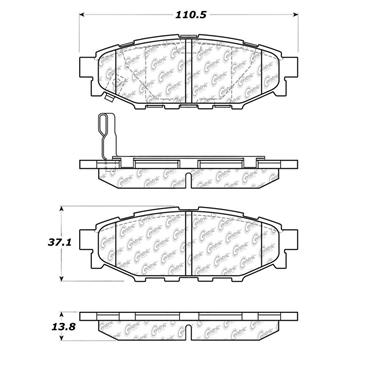 Disc Brake Pad Set CE 300.11140