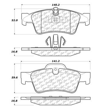 Disc Brake Pad Set CE 300.11220