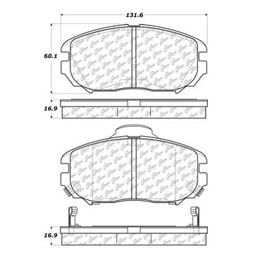 Disc Brake Pad Set CE 300.11250