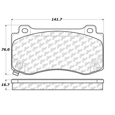 Disc Brake Pad Set CE 300.11490