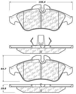 Disc Brake Pad Set CE 300.11770