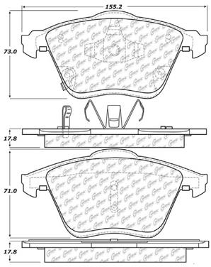 Disc Brake Pad Set CE 300.11860