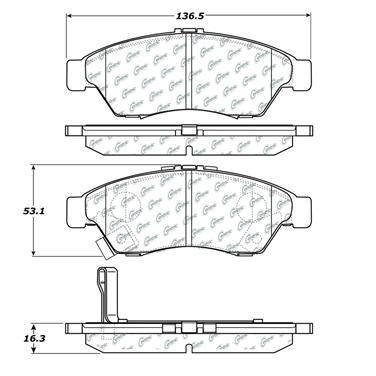 Disc Brake Pad Set CE 300.11950