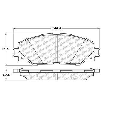 Disc Brake Pad Set CE 300.12110