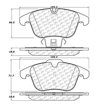 Disc Brake Pad Set CE 300.12410