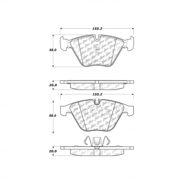 Disc Brake Pad Set CE 300.12600