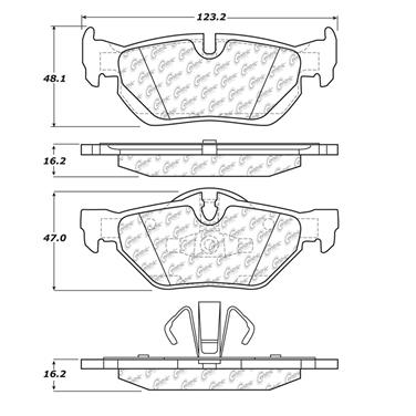 Disc Brake Pad Set CE 300.12670