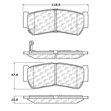 Disc Brake Pad Set CE 300.12970